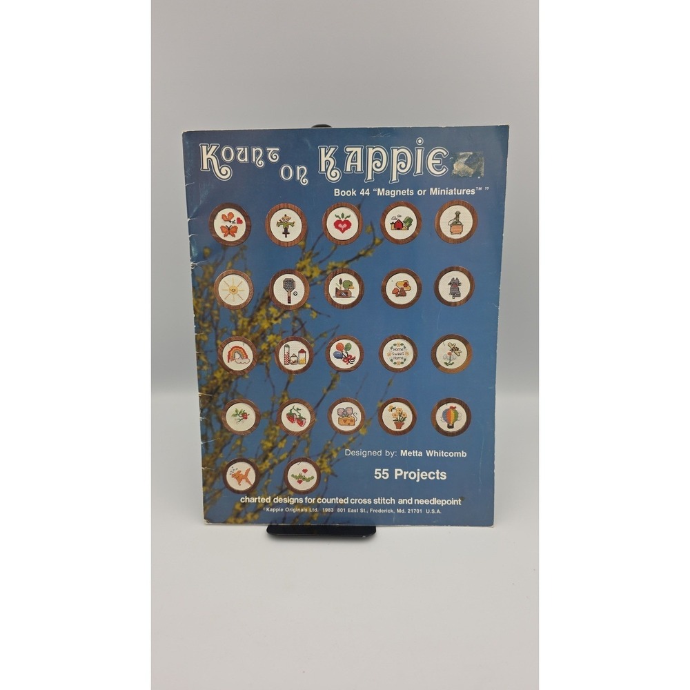 Kount‎ on Kappie- Magnets or Miniatures, Book 44, 1983, Cross Stitch Pattern